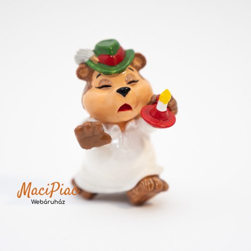 1999-es Kinder The Top Ten Teddy Bears on a Dream Vacation Manni Mondschein Álmodozó medve figura BPZ papírral