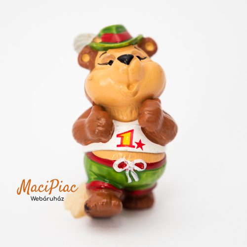 1999-es Kinder The Top Ten Teddy Bears on a Dream Vacation Sepp Speckweg futó medve figura