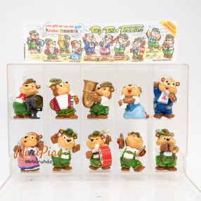 1995-ös Kinder The Top Ten Teddies teljes kollekció (10db)