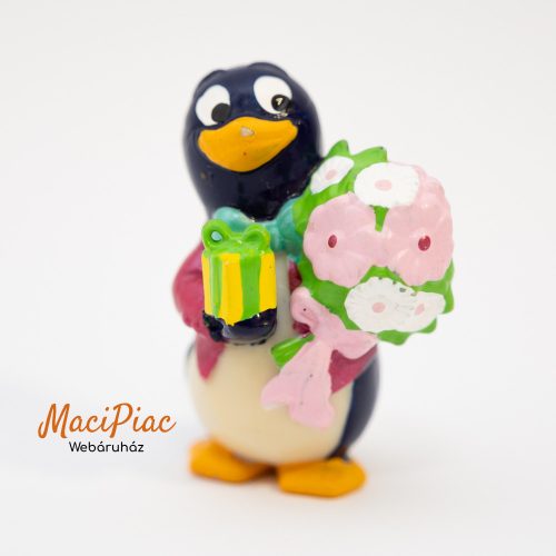 1994-es Kinder Peppy Pingo Party Sascha Süssholz pingvin figura