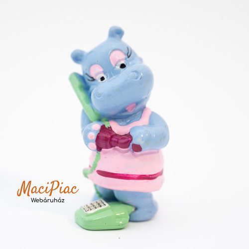 1994-es Kinder Happy Hippo Company Office Babsy Baby víziló figura