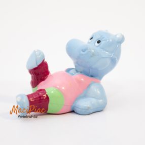   1991-es Kinder Happy Hippos Fitness Fiver Miss Body víziló figura