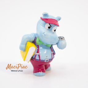   1994-es Kinder Happy Hippo Company Office Pauli Pünktlich víziló figura 