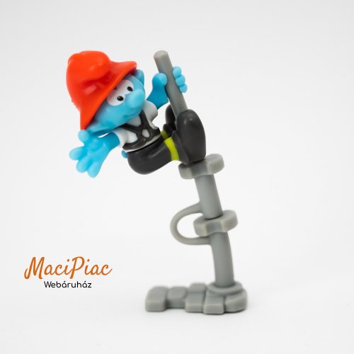 2018-as Kinder Die Schlümpfe in der City (The Smurf in the City), Feuerwehr (Fire department) tűzoltó törp figura