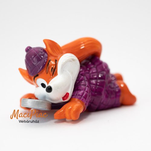 1998-as Kinder Fancy Foxies Nik Neugier róka figura 