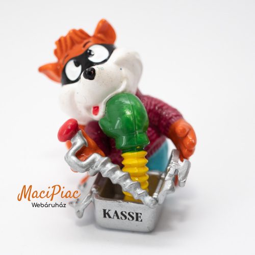 1998-as Kinder Fancy Foxies Benny Bohrer róka figura 