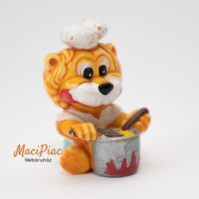   1993-as Kinder Leo Adventures Leo "Chef" figura (BPZ papírral)