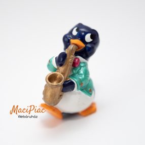   1999-es Kinder The Happy Hippo Wedding Jazzy Jazz pingvin figura