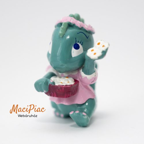 1999-es Kinder The Happy Hippo Wedding Dino- Linchten figura