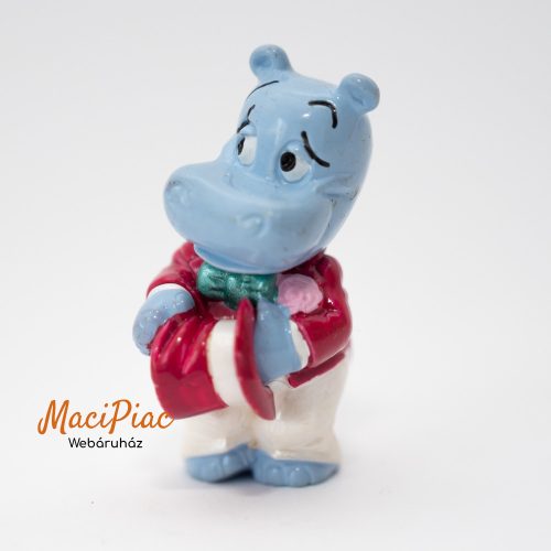 1999-es Kinder The Happy Hippo Wedding Gustav Glücklos víziló figura