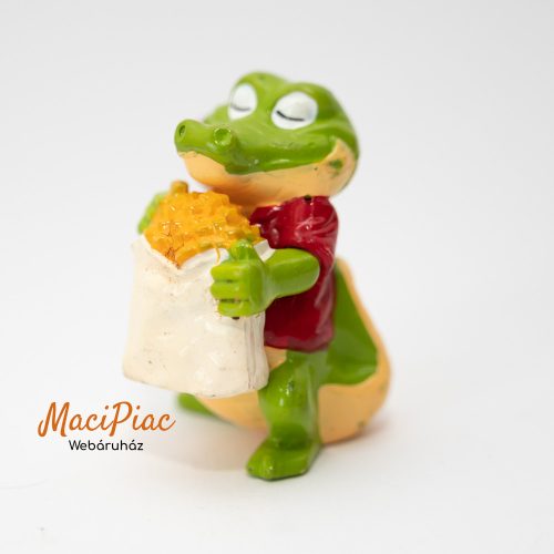 1993-as Kinder The Crazy Crocodils Freddy Fettfleck krokodil figura 