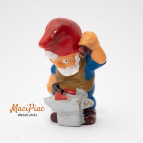   1992-as Kinder Die Zunft der Zwerge Schmied Eisenbart kovács törp figura Hiányos