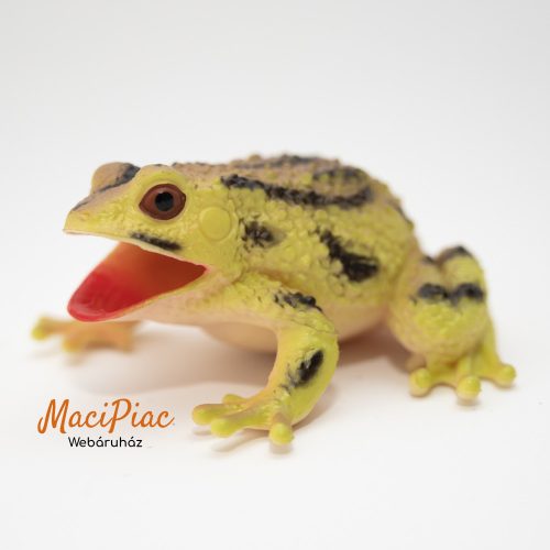 Élethű gumi béka figura (játék vagy gyűjtői darab) Új!