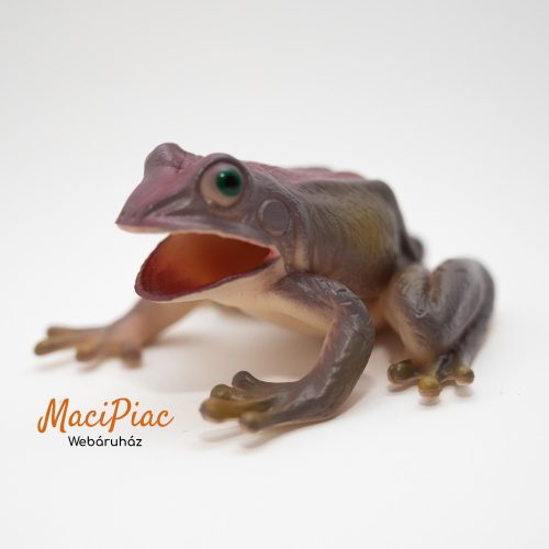 Élethű gumi béka figura (játék vagy gyűjtői darab) Új! 