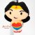 2021-es McDonald's  DC Comics Wonder Woman szuperhős plüss