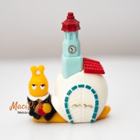   1997-es Kinder Das kleine Schneckendorf (A kis csigafalu) Kirche figura