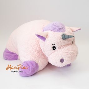   Plüss Penny Market Párnapajtik rózsaszín unikornis párna 2 az 1-ben átalakíthó 