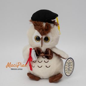   Plüss ballagási bagoly, hóbagoly SUN-DAY csillogó szemekkel új!