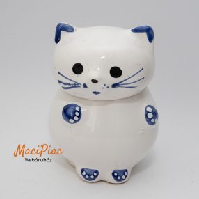   Cicás vintage porcelán levehető tetejű bögre Különleges! Ritkaság! 