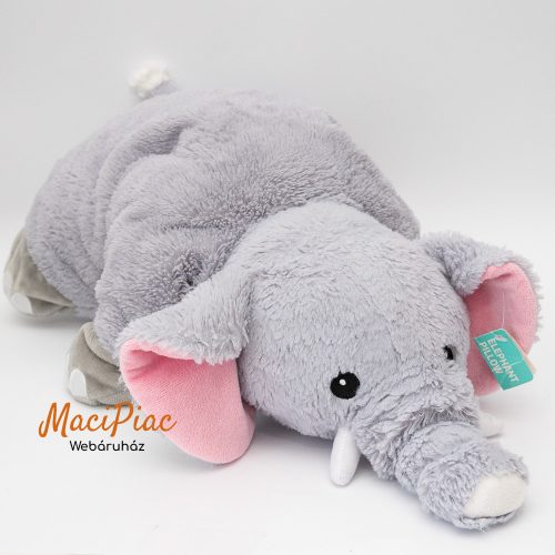 Szürke elefánt párna félbe hajtható 2 az 1-ben Penny Párnapajtik 