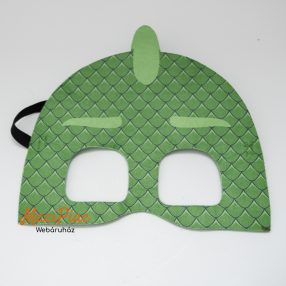   Pizsihősök PJ Masks Gecko/Gekko álarc, maszk jelmez kiegészítő ( filc-selyem, zöld)