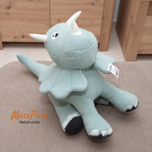 Turkey MIGROS XMAX Plush Soft Toy Dinosaur Triceratops plüss zöld nagy dínó, dinoszaurusz újszerű!