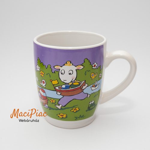 Eredeti porcelán lila MILKA bögre húsvéti kiadás gyűjtőknek ajánlom OSTERBECHER EDITION N 10