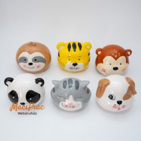   Pandamaci, panda fej alakú porcelán persely (dekoráció) új!