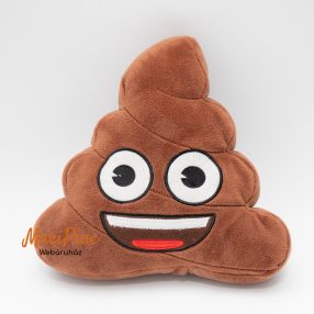 Emoji puha plüss párna hangulatjel barna Kaki