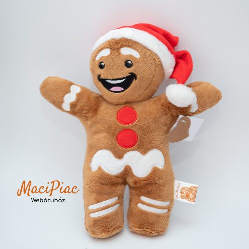 Plüss Mézi Mikulás sapkás baba Különlegesség!Jolly GINGER bulestone