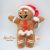Plüss Mézi Mikulás sapkás baba Különlegesség!Jolly GINGER bulestone