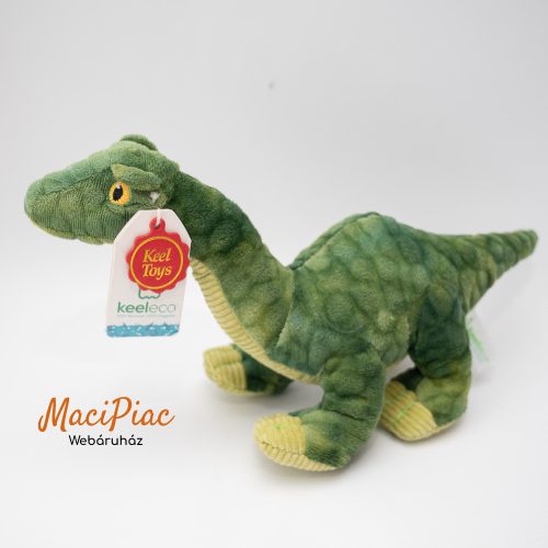 GREEN DIPLODOCUS DINOSAUR plüss zöld dínó, dinoszaurusz Toy Model Keel Toys Címkés!