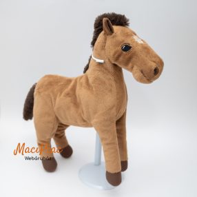   Puha ölelnivaló plüss ló, lovacska (barna) csillag hímzés a homlokán IKEA KLAPPAR Horse Ritkaság!