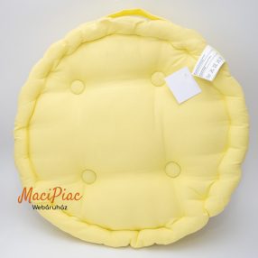   Sárga színű kerek párna, díszpárna, ülőpárna RUBIN Újszerű!