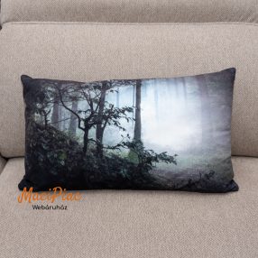   Hosszúkás éjszakai erdő mintás párna, díszpárna DEPOT Újszerű!