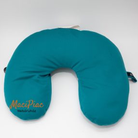   Nyakpárna, utazós párna zöld TRAVEL márka összegombolható (polisztirolgyöngyös töltetű)
