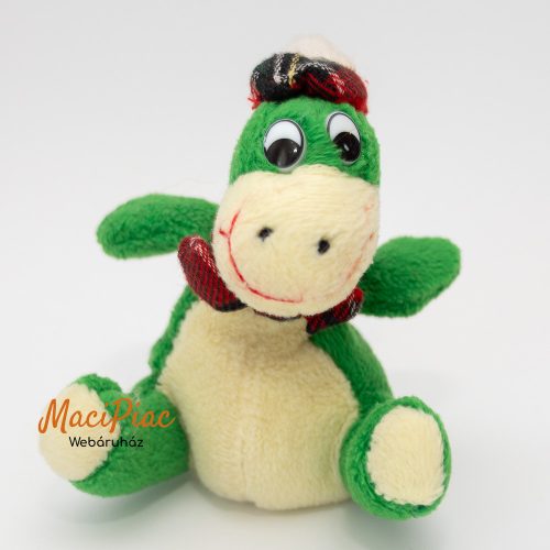 Plüss Nessie Vintage zöld Skót sárkány kicsi méretű