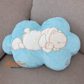 Plüss kék felhő alakú Nici Toys párna bárány mintás