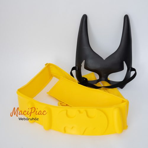Batman szett öv és műanyag maszk jelmez kiegészítő Jó minőségű! 2021-es
