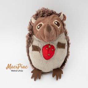   Plüss sün, süni kezében eperrel, megnyomva csipog IKEA VANDRING IGELKOTT