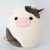 Plüss Original Squishmallows kellyToy puha figura boci, tehén