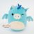 Mc donalds plüss figura kék sárkány Squishmallows Kelly Toys TATIANA DRAKE 2023