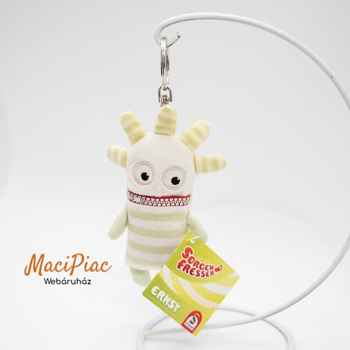 Schmidt Spiele - Gondevő Kicsi Ernst plüss (zöld) Címkés!