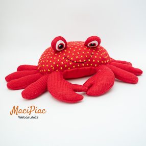   Penny Soft Toys Knitty Friends Hessenben - Kasselben plüss Német penny piros rák 2023