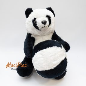 Plüss vintage panda mackó, pandamaci labdával Austria 