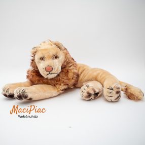 Nagyon régi még jelzetlen Steiff élethű fekvő oroszlán