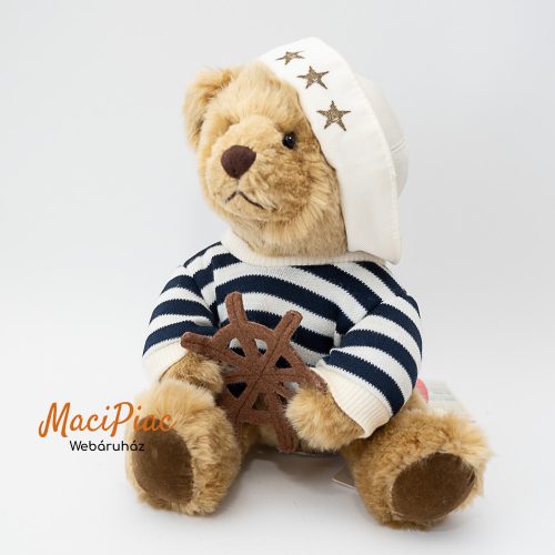 Tengerész vagy matróz plüss maci Matey  Russ márka Függő papír címkével! Újszerű! 