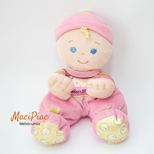 Fisher-Price puha plüss baba, megrázva csörög a fejében egy zörgő Első babám Doll