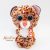 Plüss NWT Ty Beanie Boos PATCHES the LEOPARD 6" 2016csillogó szemek, csillámos fülek Címkés!