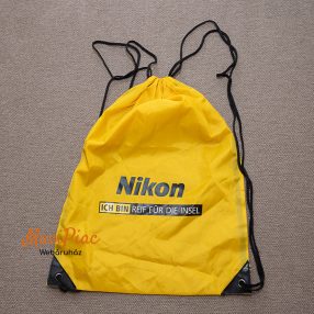 NIKON sárga színű összehúzható tornazsák